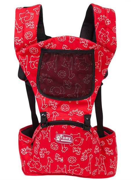 Фото: Красный эрго-рюкзак (хипсит)